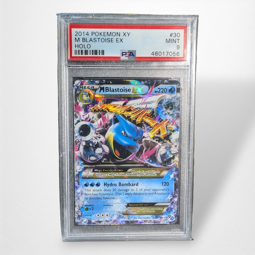 Pokemon TCG Single - Mega Blastoise 30/146 PSA 9 Graded Slab - Pop Culture Larrikin 