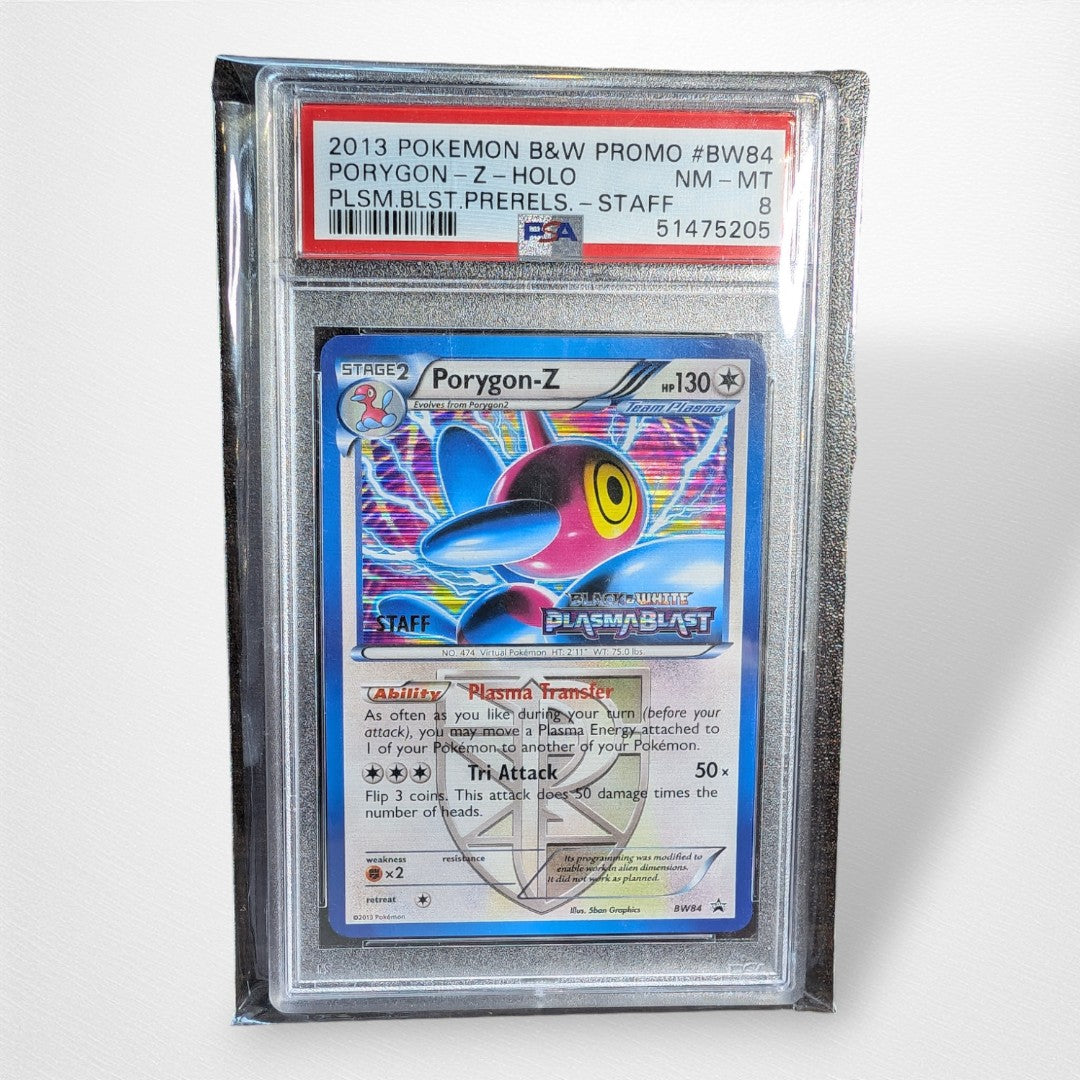 Pokemon TCG Single - Staff porygon z BW84 PSA 8 Graded Slab - Pop Culture Larrikin 