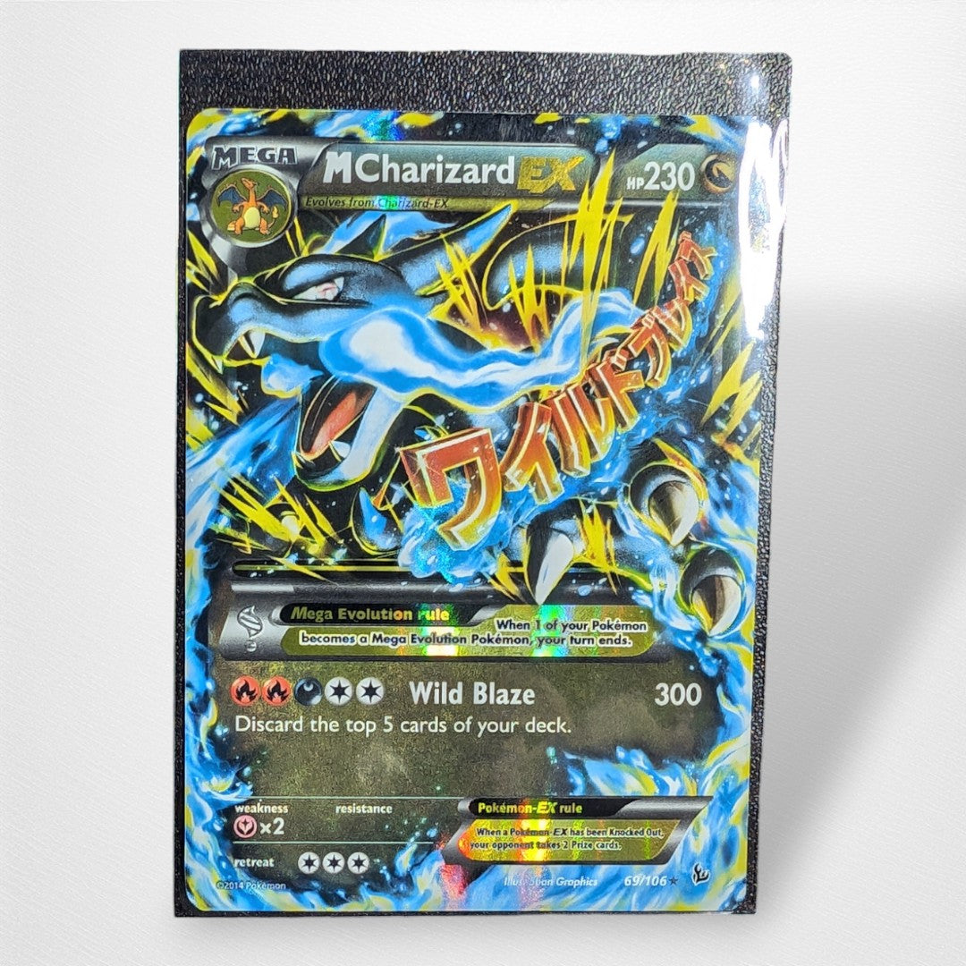 Pokemon TCG Single - Charizard EX (Shiny) 69/106 Mega - Pop Culture Larrikin 