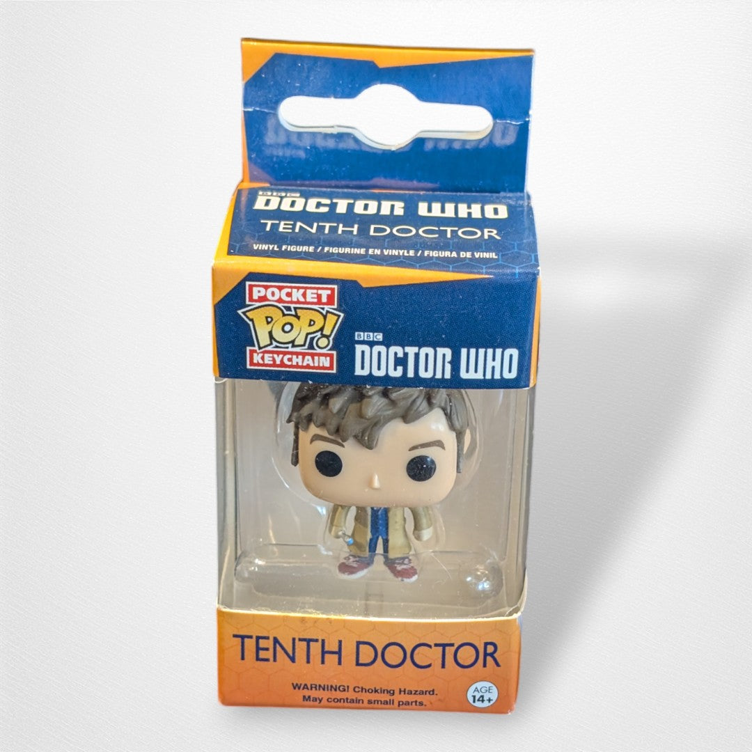 Tenth Doctor keyring Doctor Who Pop! Vinyl - Pop Culture Larrikin 