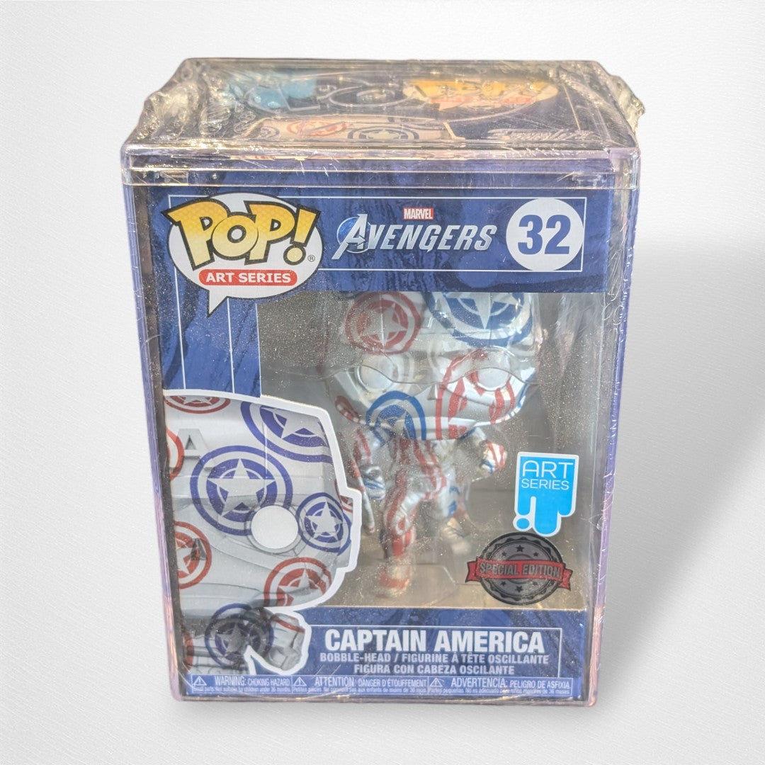 Captain America Art Series 32 MARVEL Pop! Vinyl - Pop Culture Larrikin 