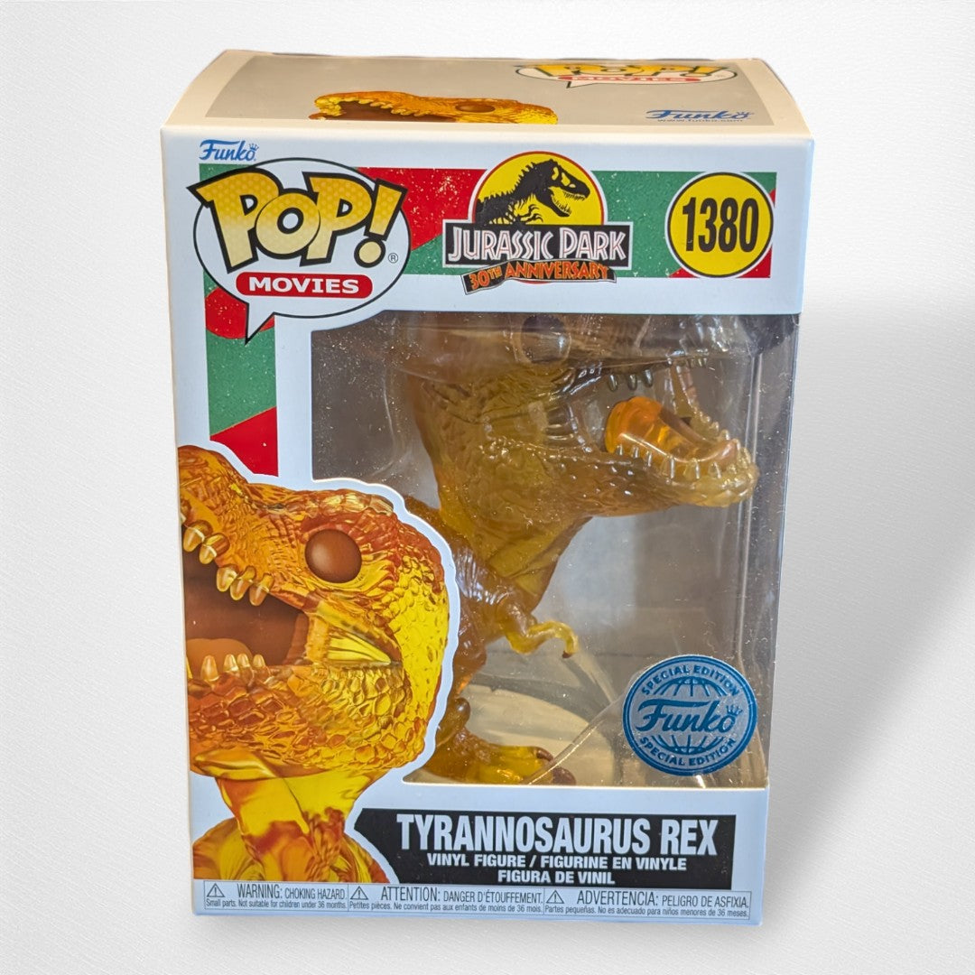 T-Rex Amber 1380 Jurassic Park Pop! Vinyl - Pop Culture Larrikin 