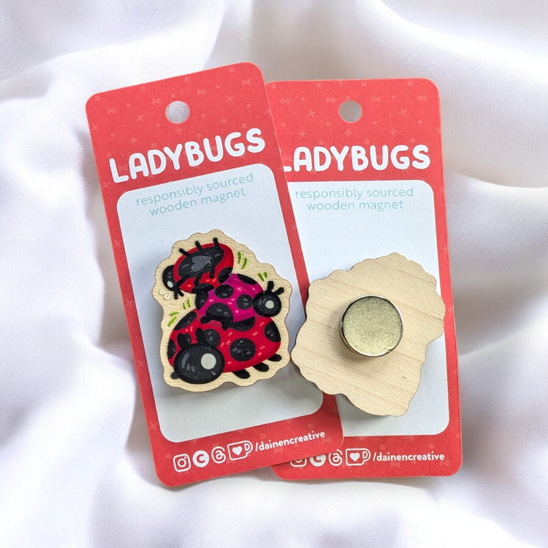 Artist Series - Magnet Brooch - Dainencreative - Pop Culture Larrikin 