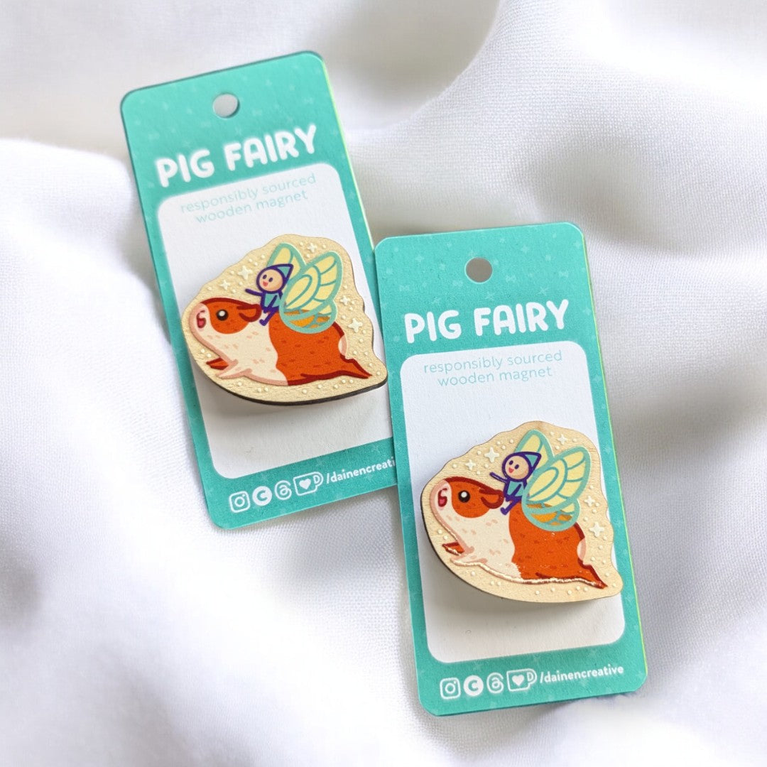 Artist Series - Magnet Brooch - Dainencreative - Pop Culture Larrikin 