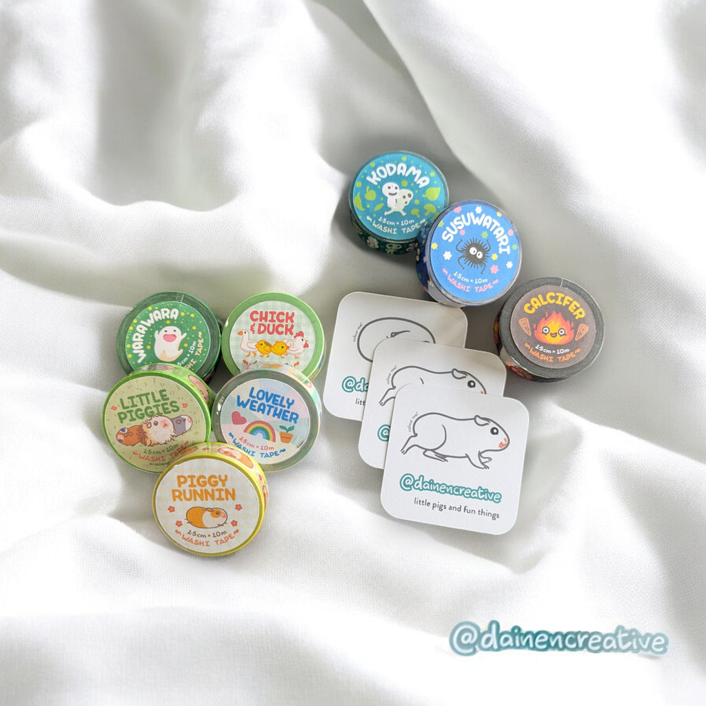 Artist Series - Washi Tape - Dainencreative - Pop Culture Larrikin 