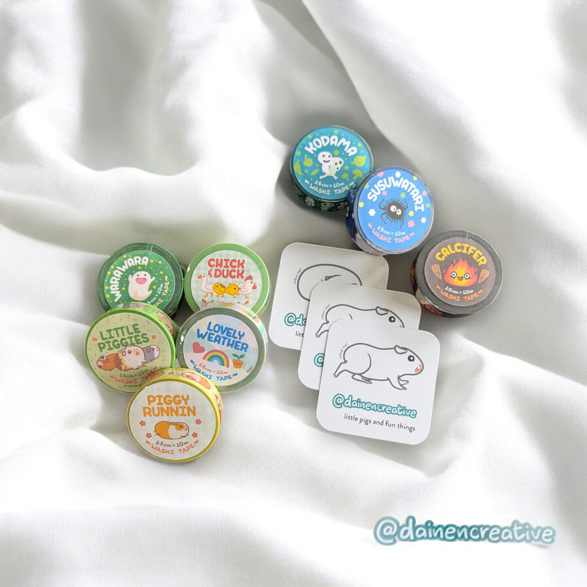 Artist Series - Washi Tape - Dainencreative - Pop Culture Larrikin 