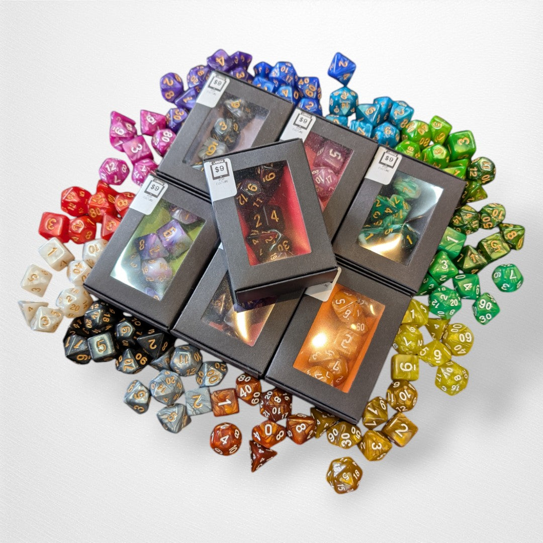 Dice Set - Classic Dice - Pop Culture Larrikin 