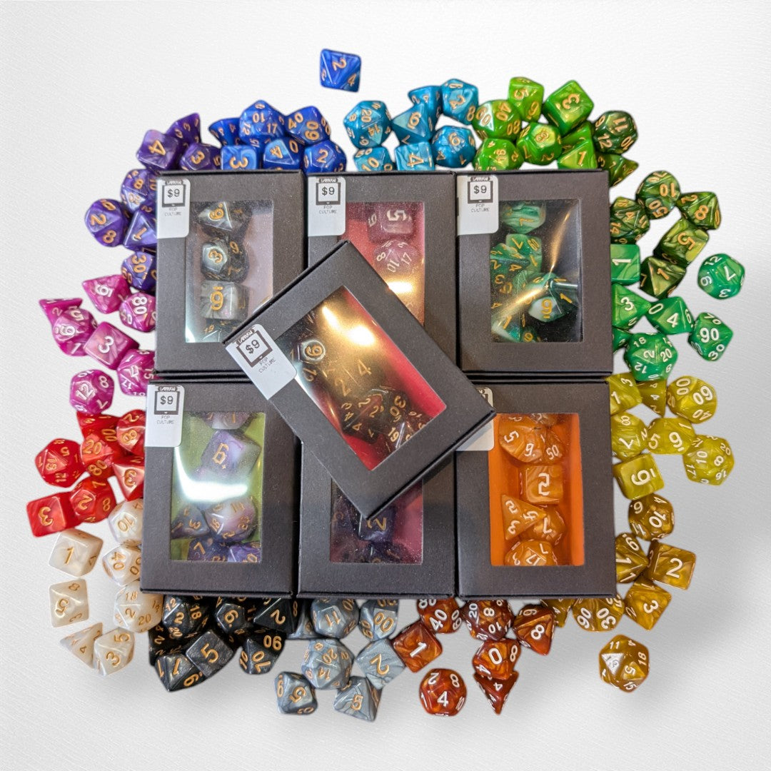 Dice Set - Classic Dice - Pop Culture Larrikin 