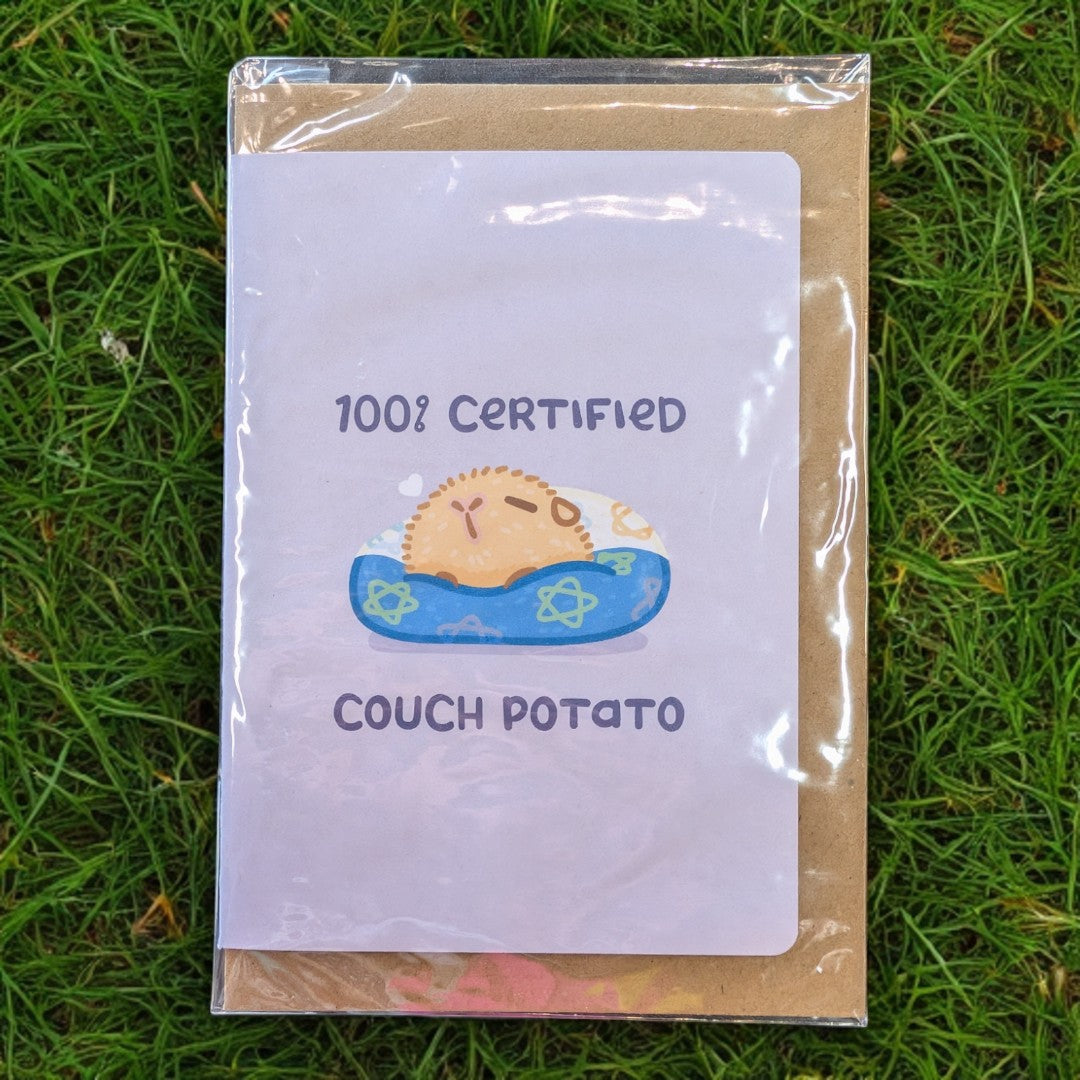 Greeting Card - Pigtatos - Dainencreative - Pop Culture Larrikin 