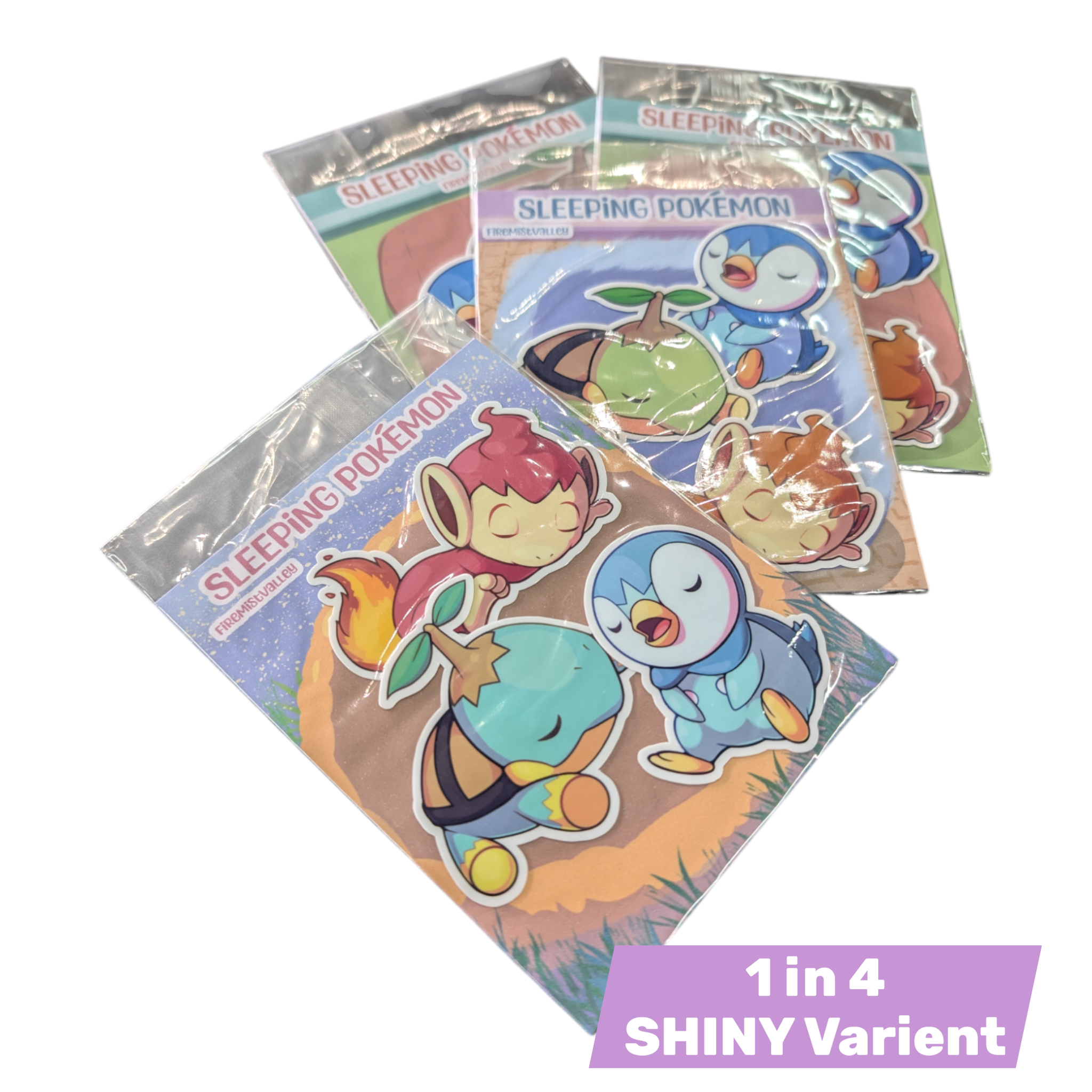 Artist Series - Sleeping Poke'pals - Set 8 - FireMistValley