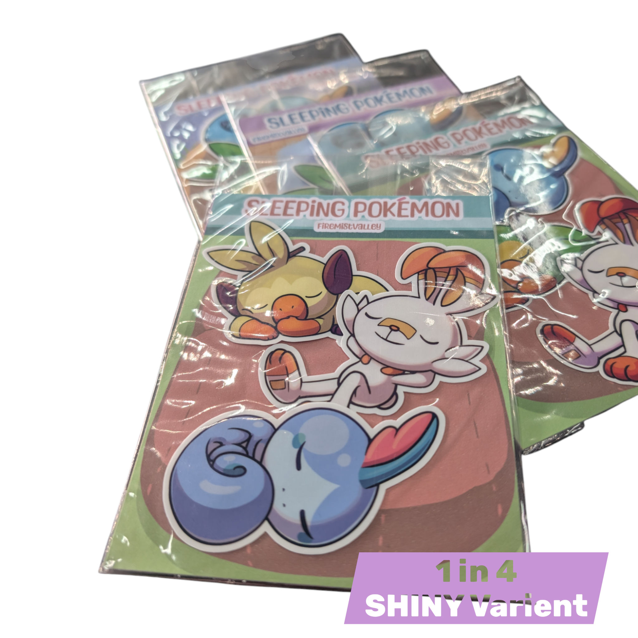 Artist Series - Sleeping Poke'pals - Set 7 - FireMistValley