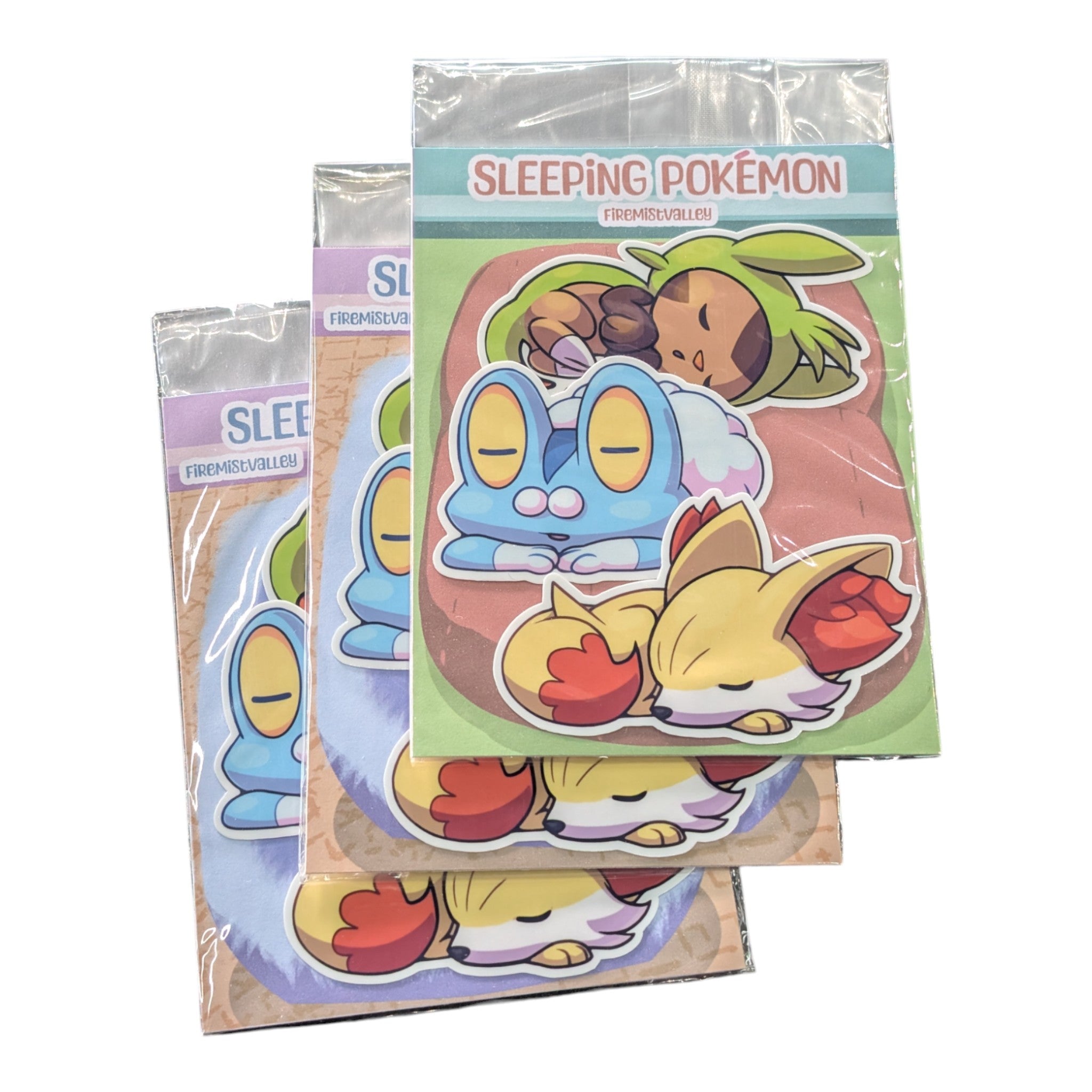 Artist Series - Sleeping Poke'pals - Set 5 - FireMistValley