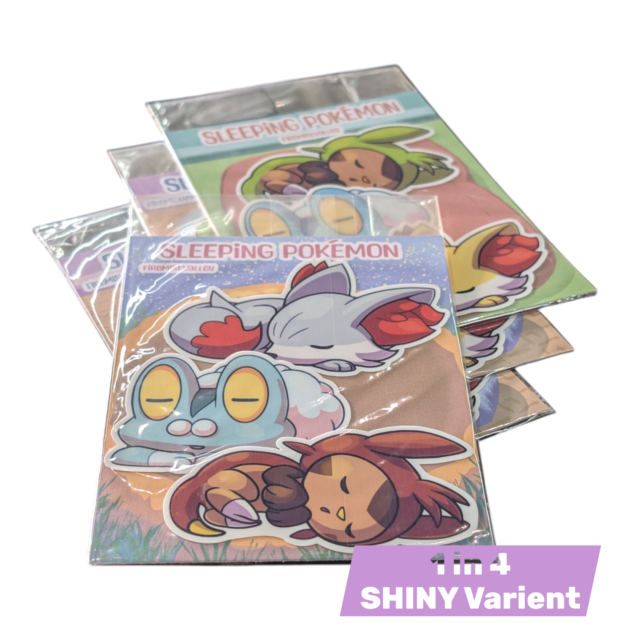 Artist Series - Sleeping Poke'pals - Set 5 - FireMistValley