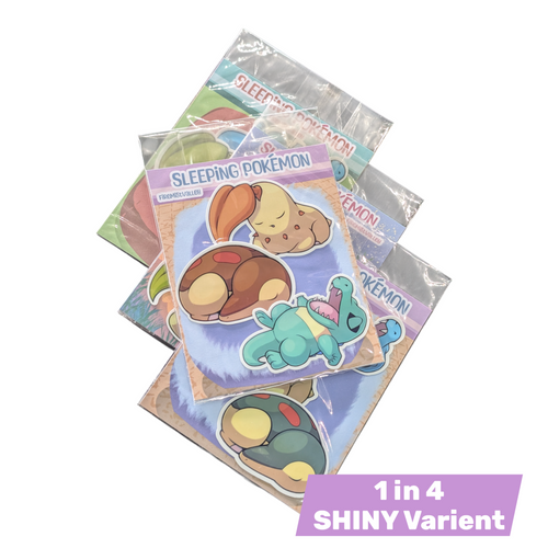 Image of Artist Series - Sleeping Poke'pals - Set 3 - FireMistValley - Pop Culture Larrikin 