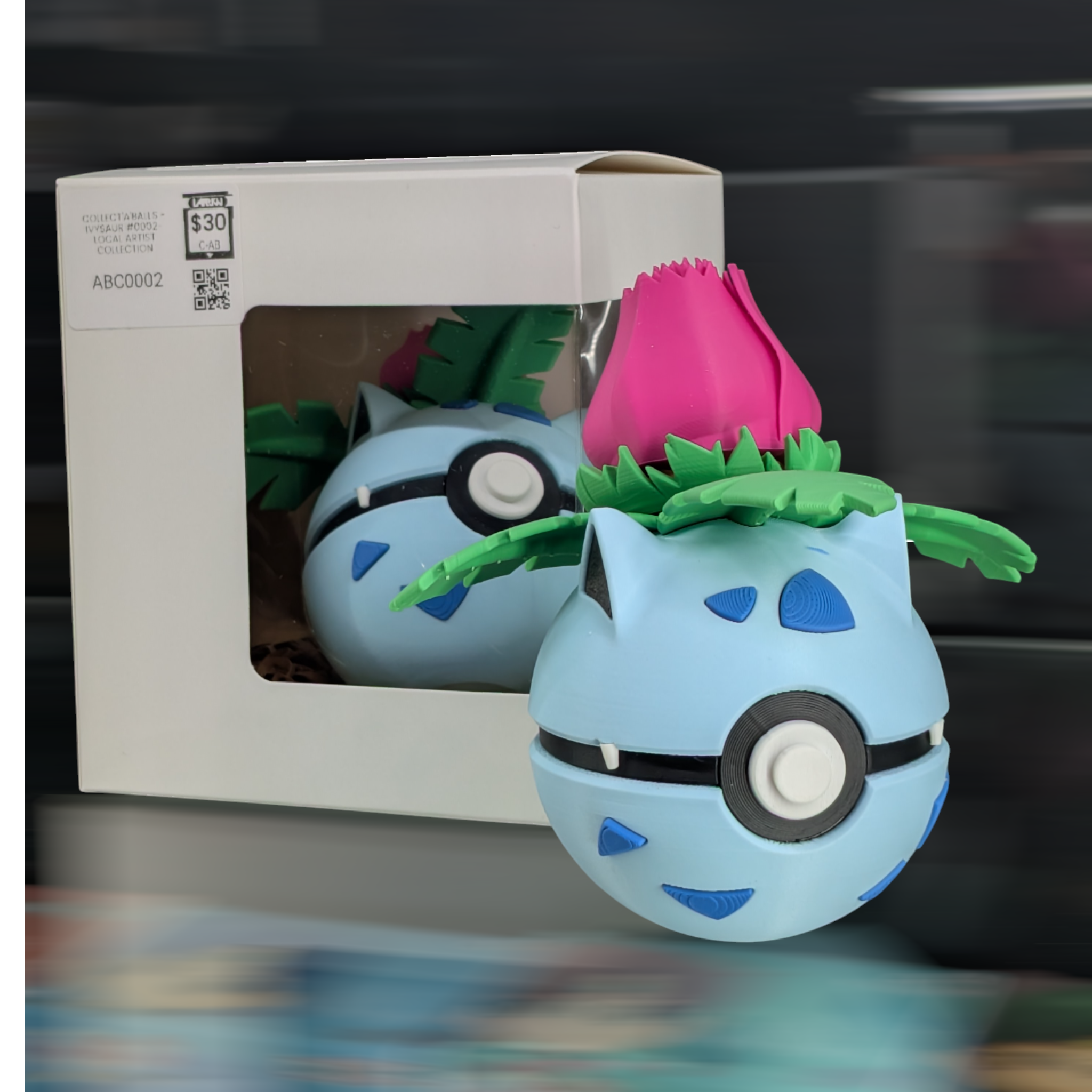 Collect'a'Balls - Ivysaur #0002- Local Artist Collection