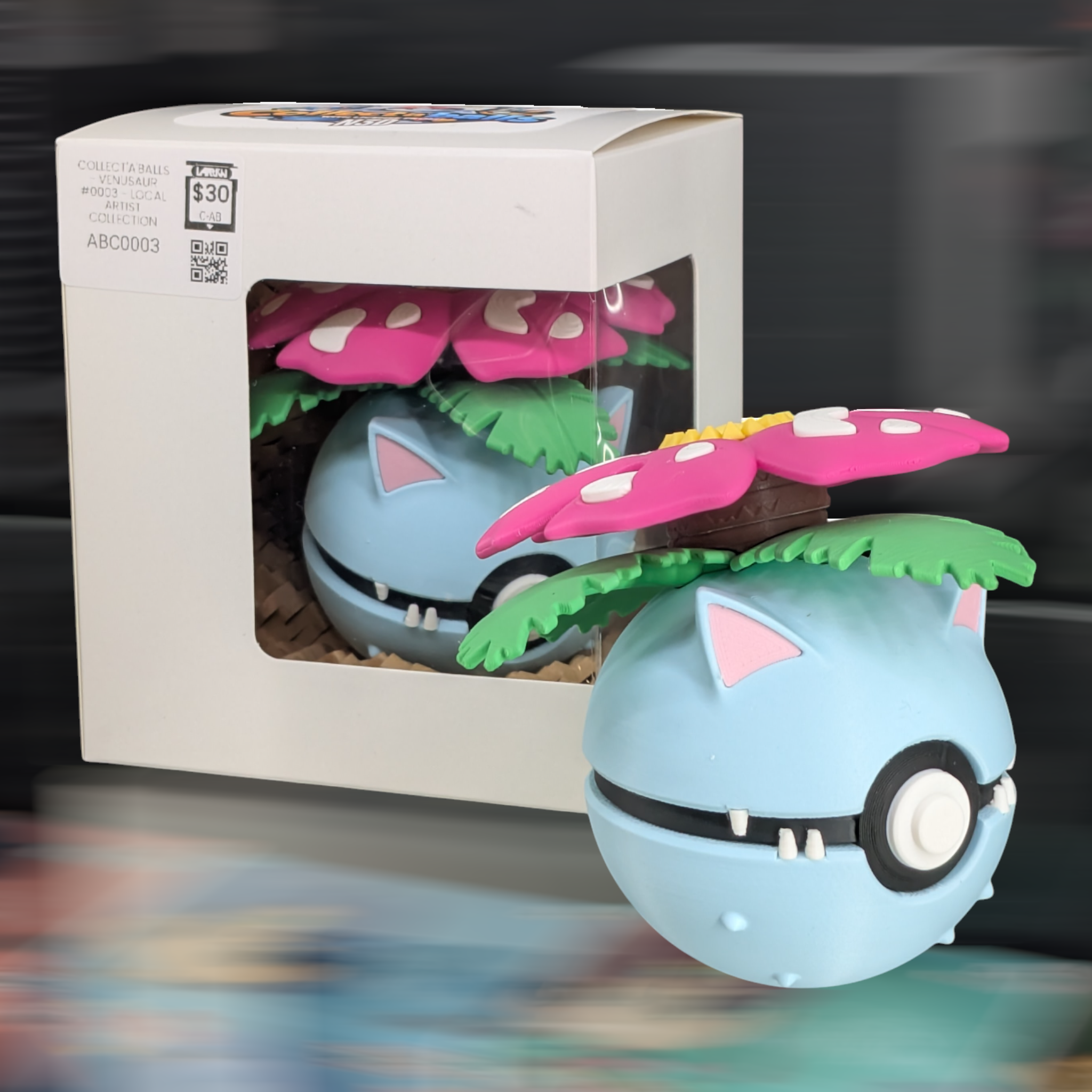 Collect'a'Balls - Venusaur #0003 - Local Artist Collection