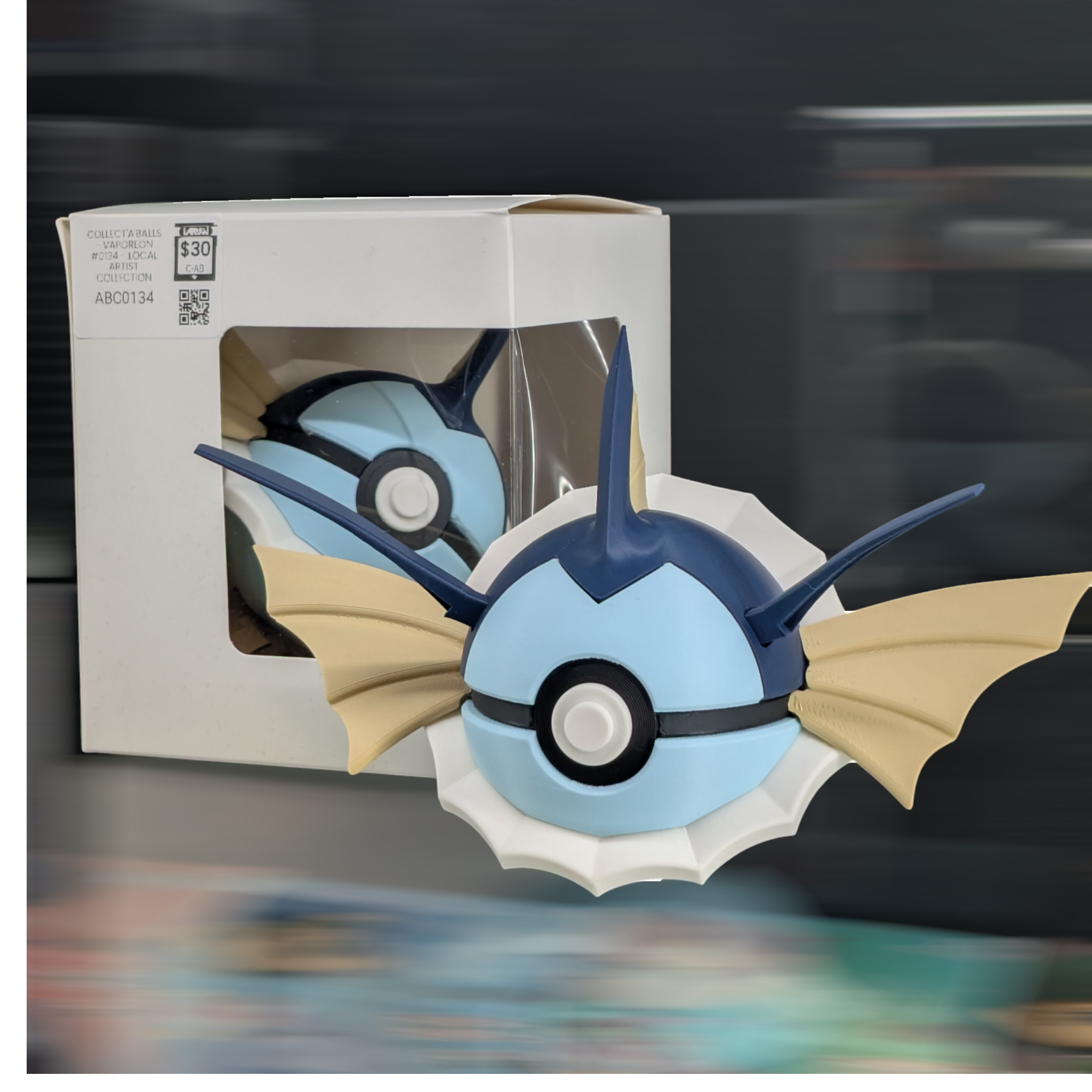 Collect'a'Balls - Vaporeon #0134 - Local Artist Collection