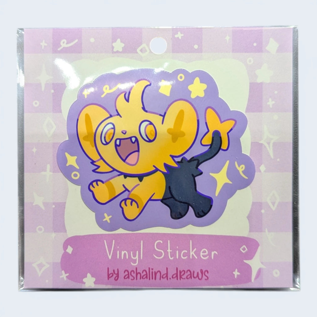Shinx - Vinyl Sticker - @ashalind.draws