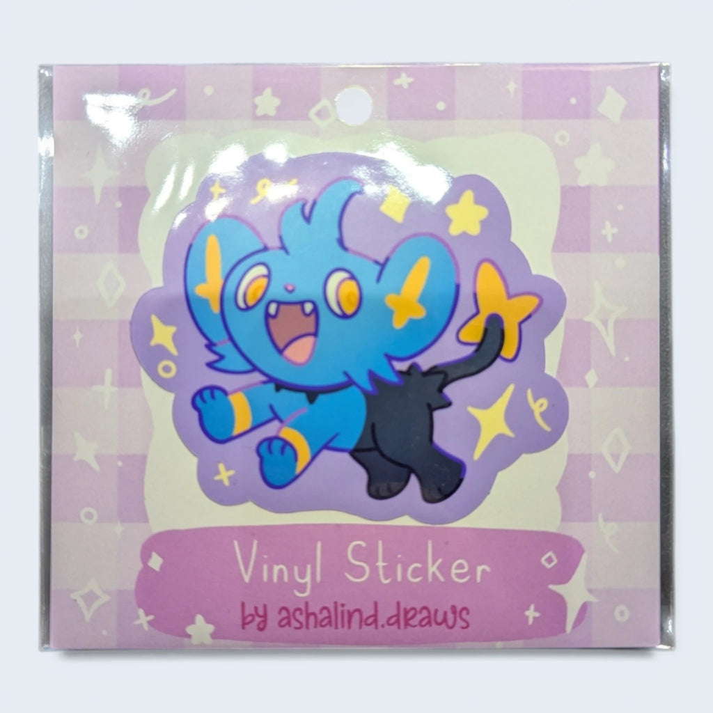 Shinx - Vinyl Sticker - @ashalind.draws
