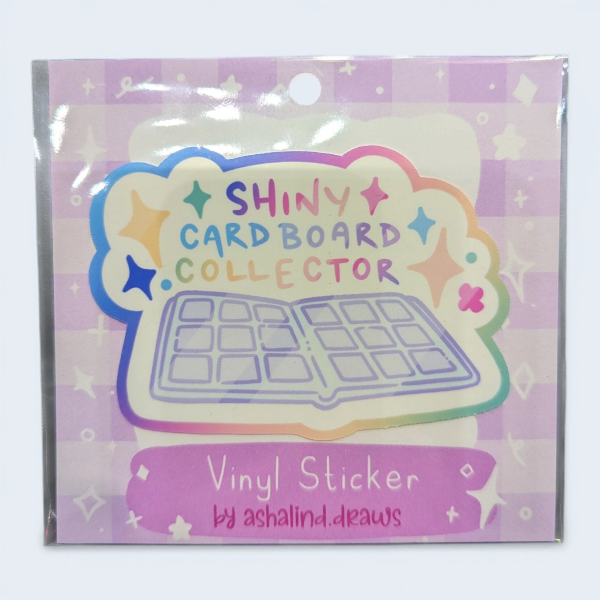 Shiny Cardboard Collector - Vinyl Sticker - @ashalind.draws