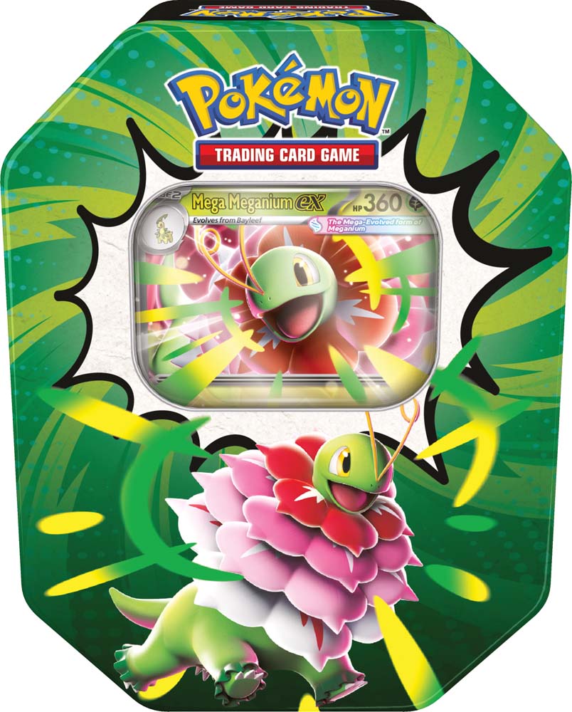 Pokemon TCG Mega Evolution Ascended Heroes Tin - Mega Meganium ex
