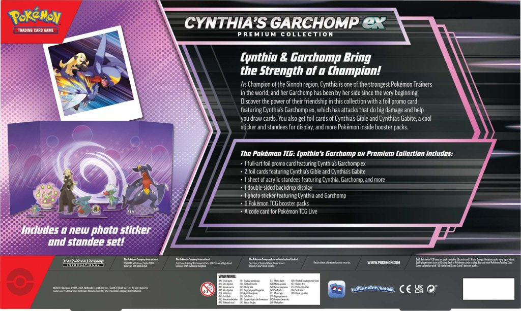 Pokemon TCG Cynthia's Garchomp ex Premium Collection - Pop Culture Larrikin 
