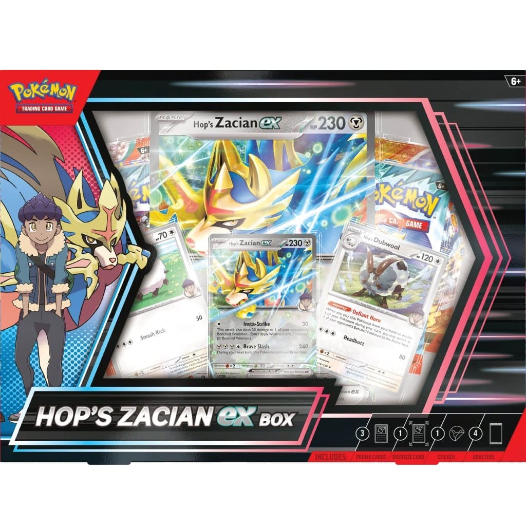 POKEMON Journey Together Pokemon – Hops Zacian ex – Box
