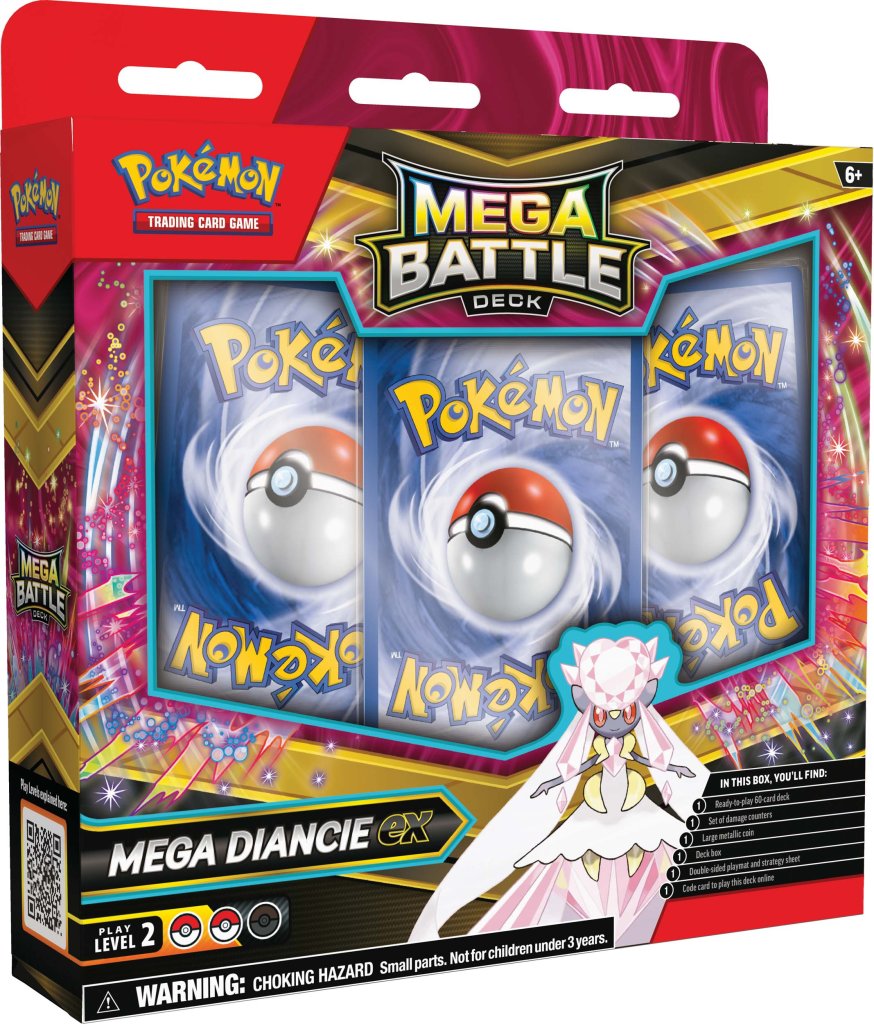 Mega Battle Deck—Mega Gengar ex / Mega Diancie ex Pokemon TCG
