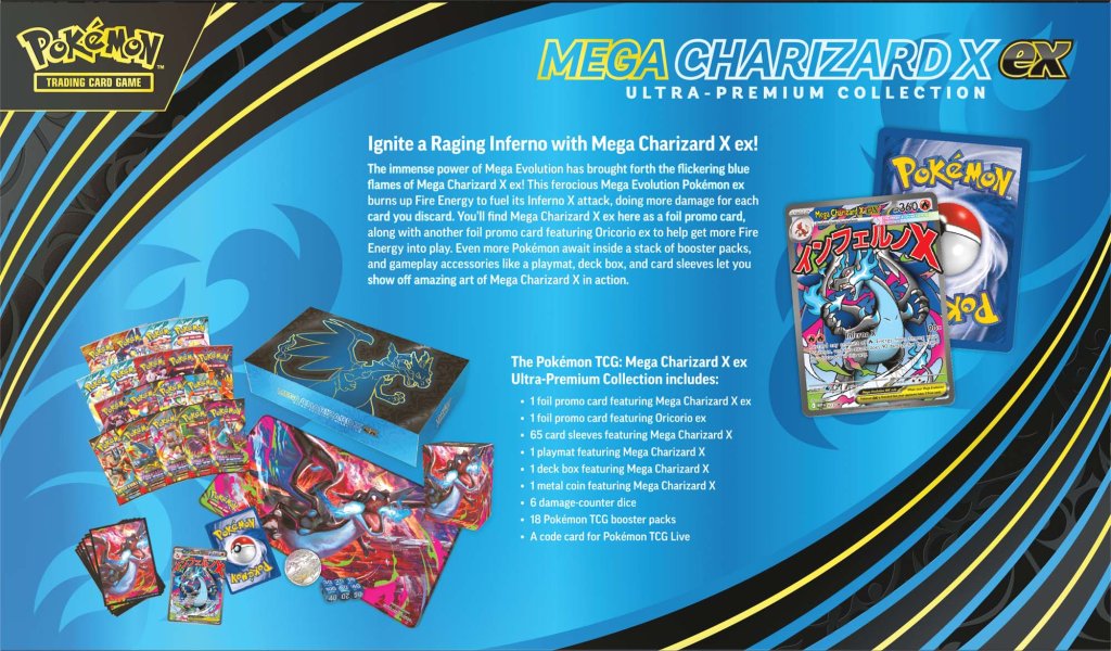 (Pre-Order) Mega Charizard X ex Ultra-Premium Collection Pokemon TCG