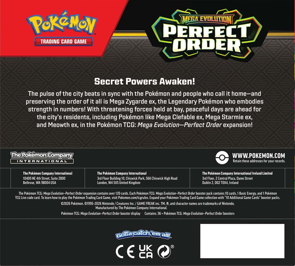 (Pre-Order) ME Perfect Order - Booster Box Pokemon TCG