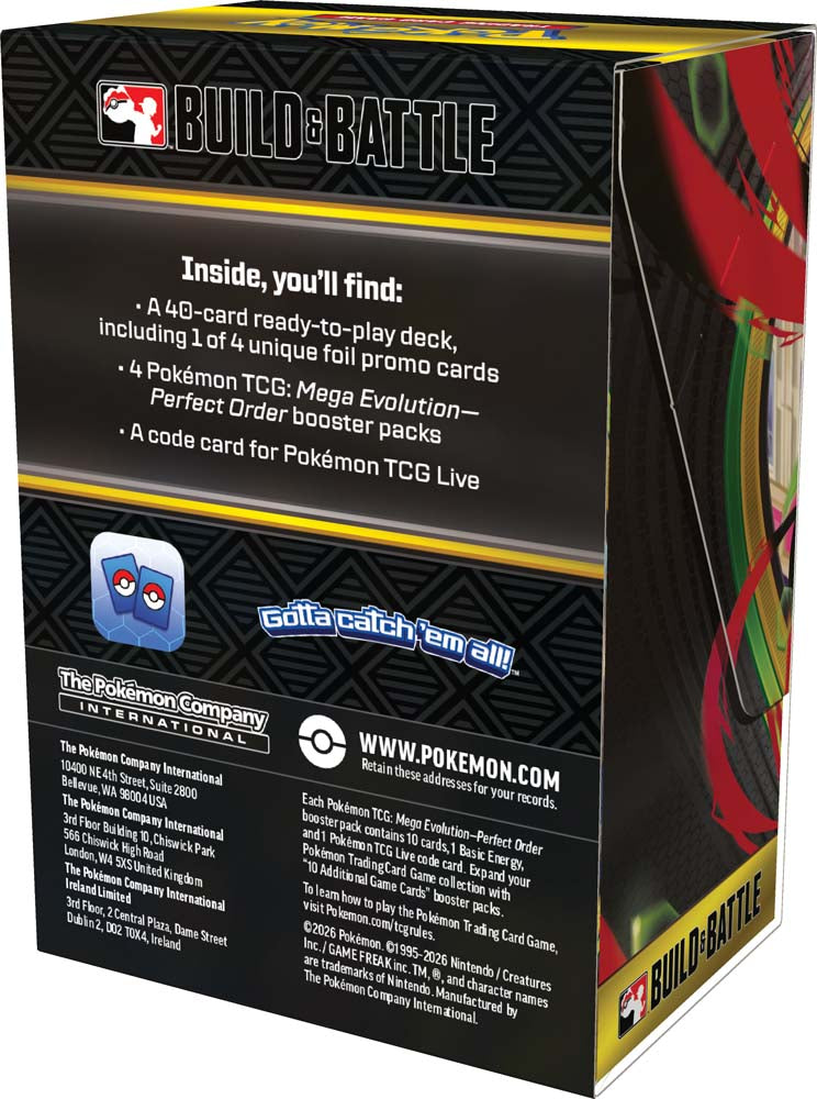 (Pre-Order) ME Perfect Order - Build and Battle Box Pokemon TCG