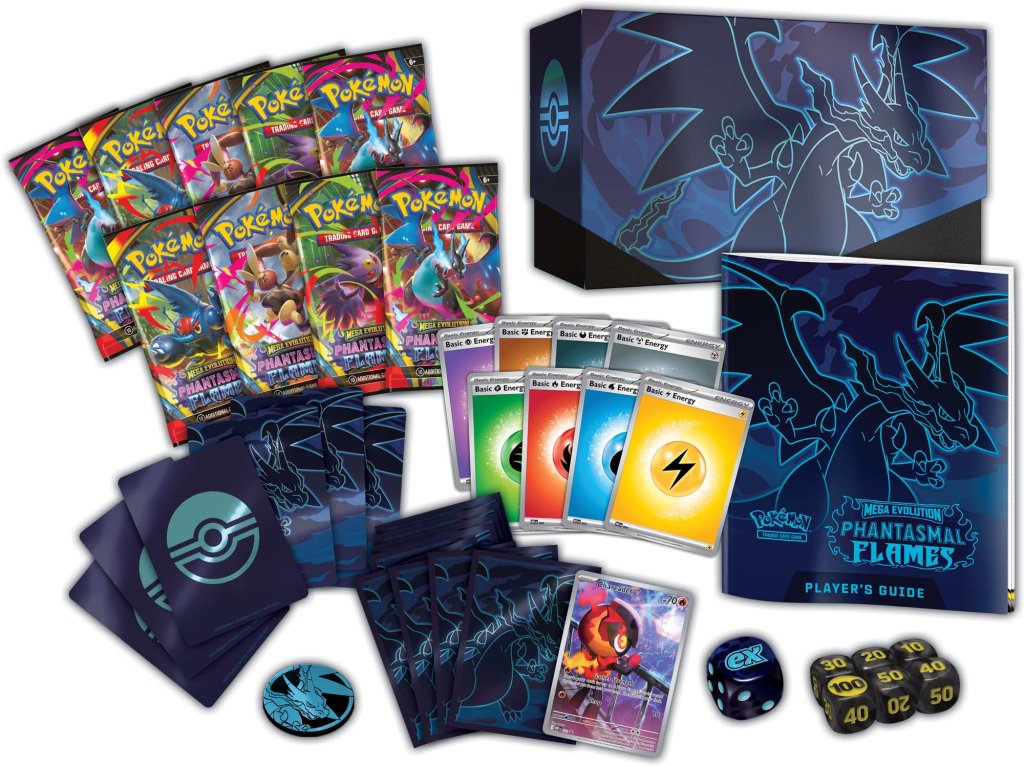 (Pre-Order) Mega Evolution - Phantasmal Flames Elite Trainer Box Pokemon TCG