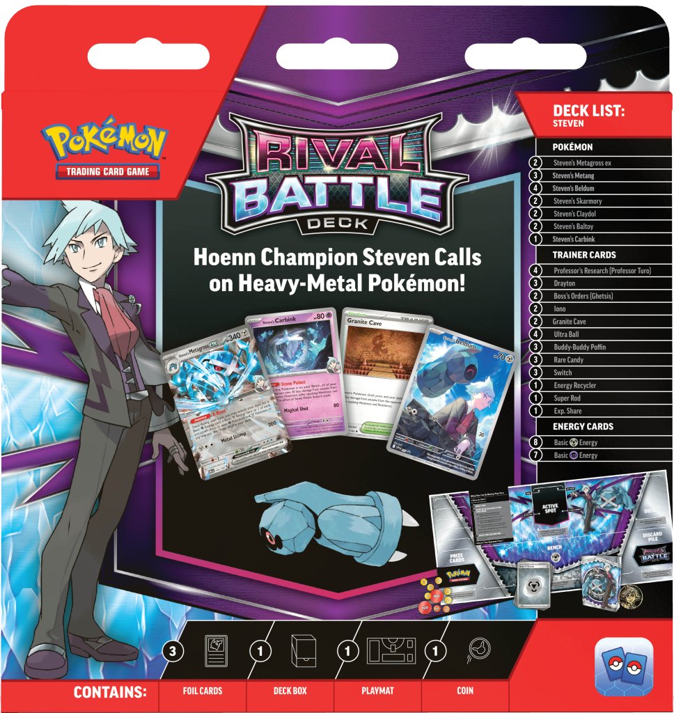 Pokémon TCG: Rival Battle Deck—Marnie/Steven (Assorted) - Pop Culture Larrikin 