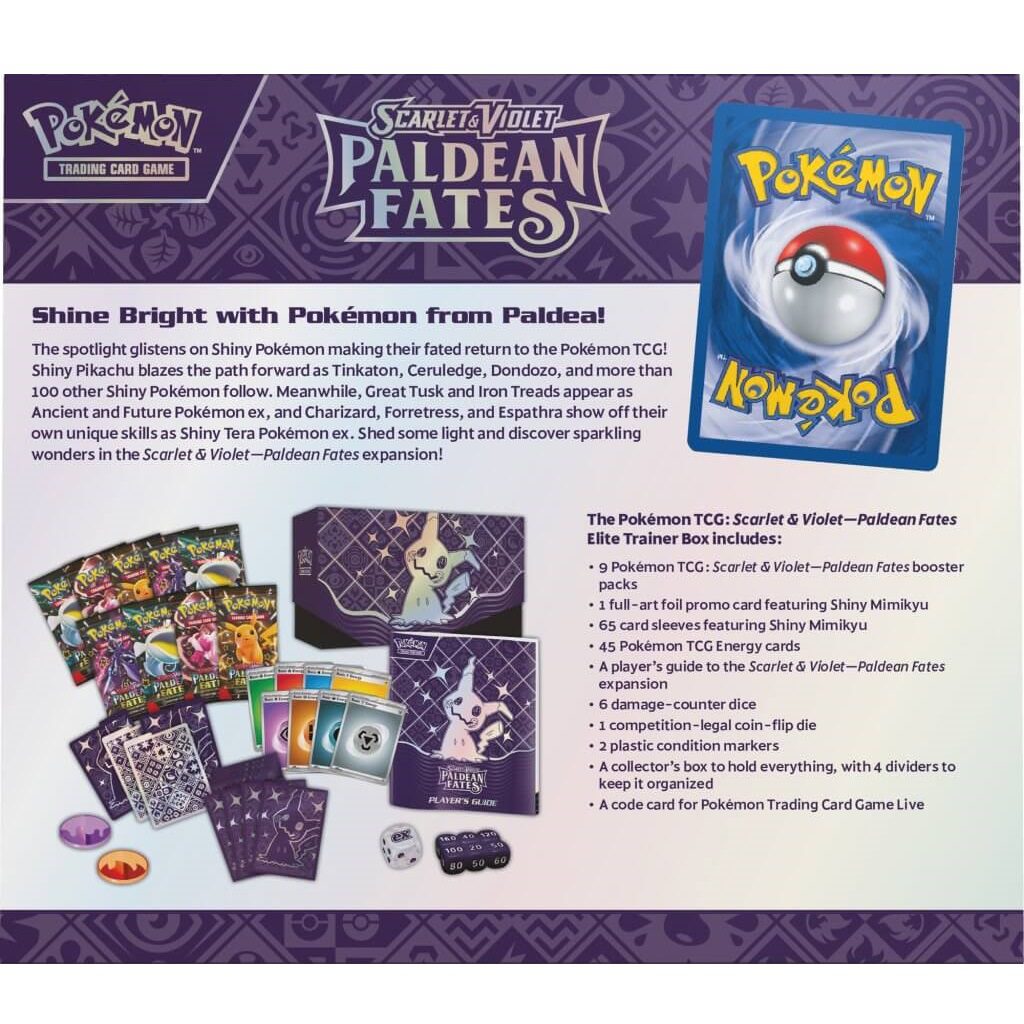 Paldean Fates Elite Trainer Box - Pokemon TCG
