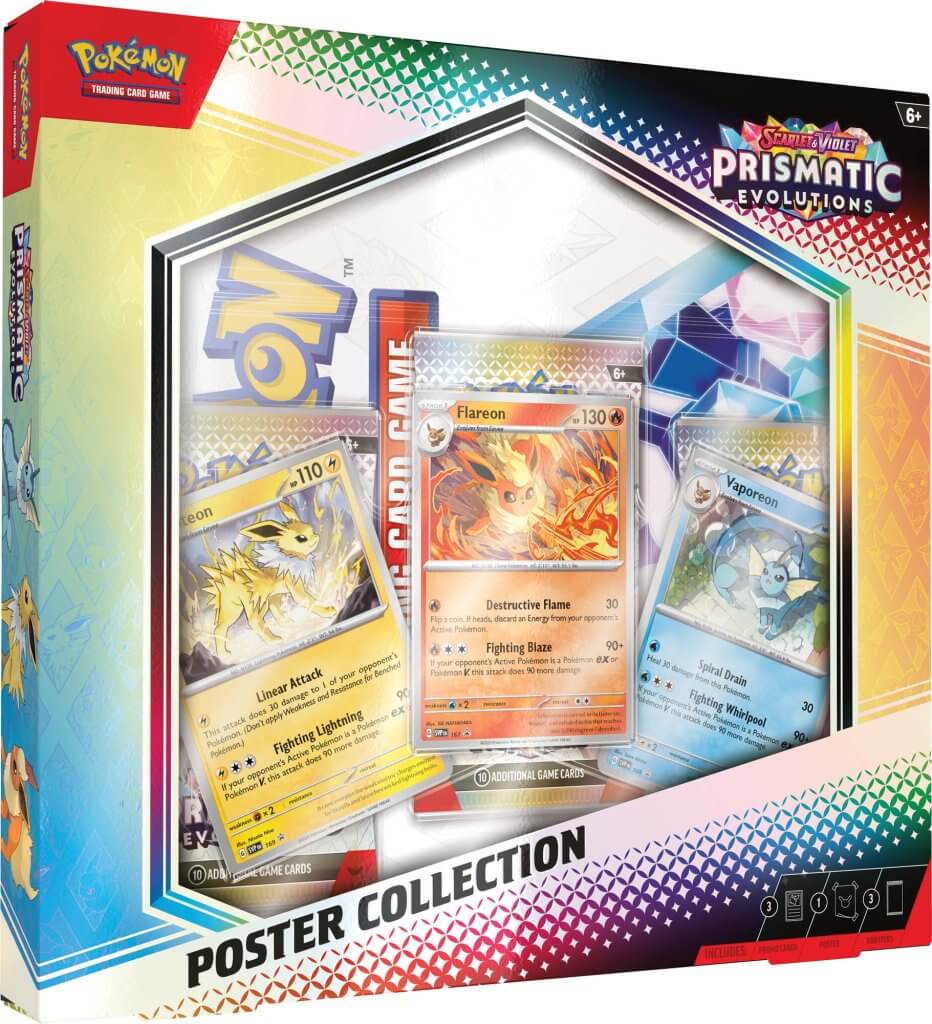 Prismatic Evolutions - Poster Collection - Pokemon TCG Scarlet & Viole - Pop Culture Larrikin 