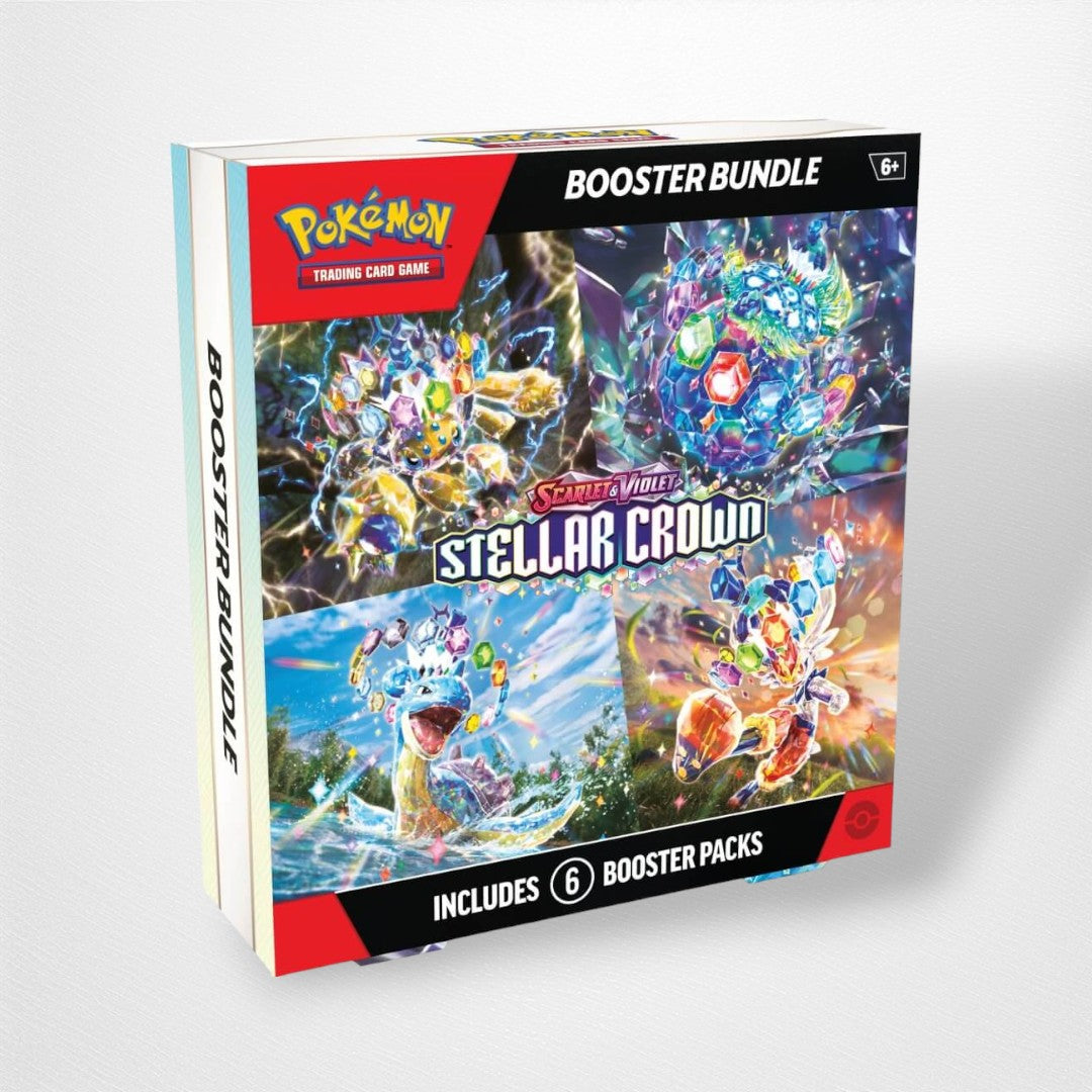 Stellar Crown - Booster Bundle - Pokemon TCG Scarlet & Violet 7 - Pop C