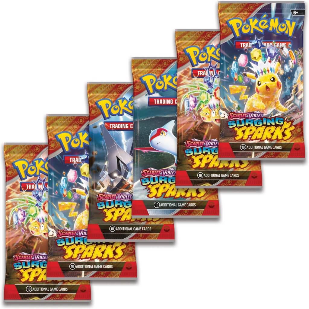 POKÉMON TCG Scarlet & Violet 8 Surging Sparks Booster Bundle - Pop Culture Larrikin 