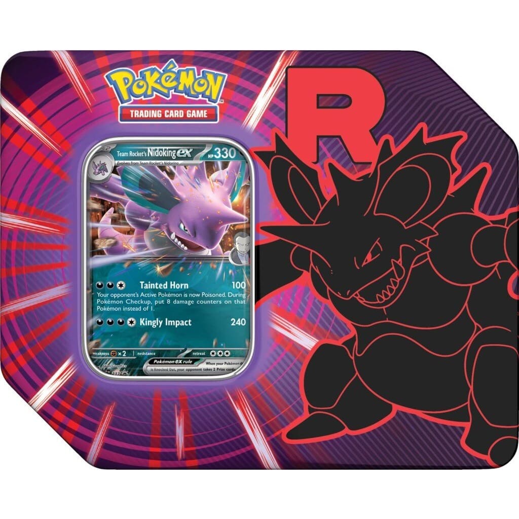 POKÉMON TCG Team Rocket Tin (1 per customer - Instore Only)