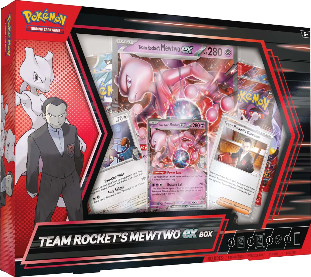 Pokemon TCG Team Rocket's Mewtwo ex Box - Pop Culture Larrikin 