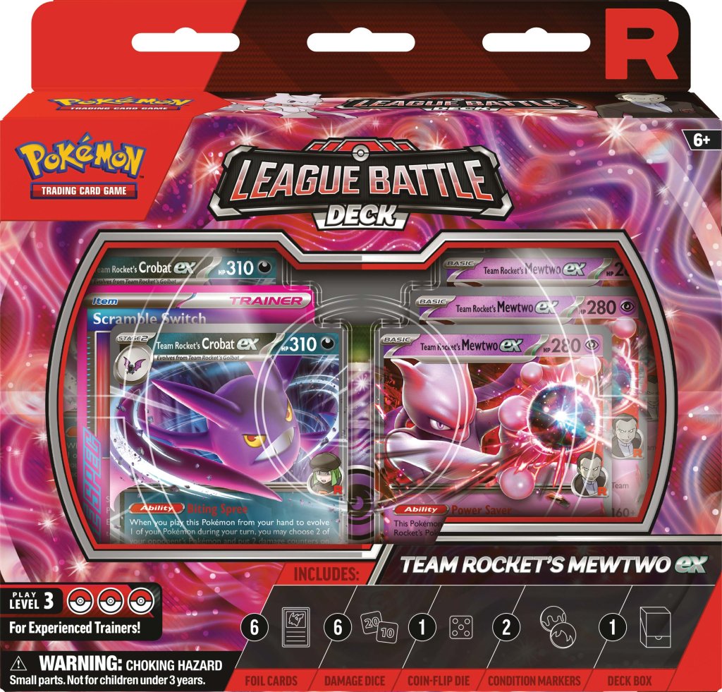 (Pre-Order) Team Rocket’s Mewtwo ex League Battle Deck Pokemon TCG