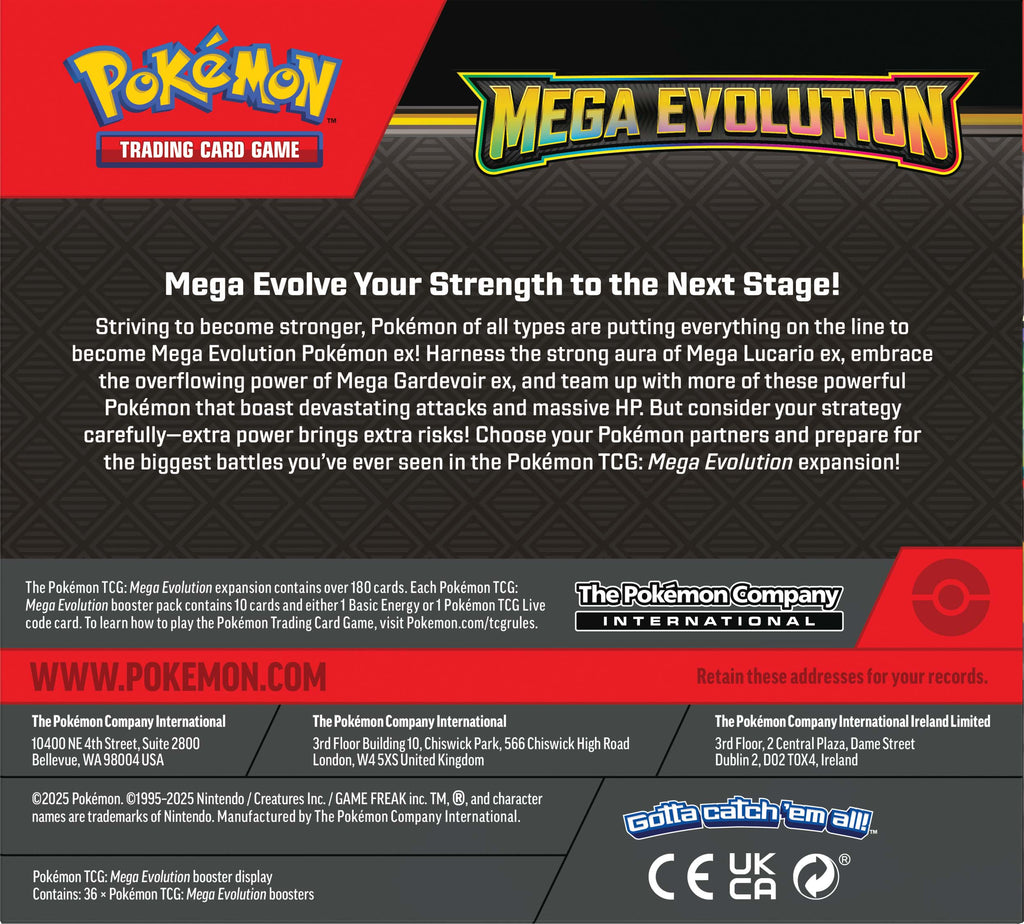 Image of Pokémon TCG Mega Evolutions Enhanced Booster Box - Pop Culture Larrikin 