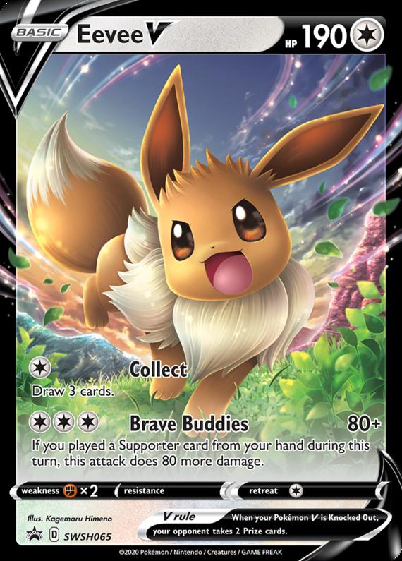 Image of Eevee V Sword and Shield Promos #SWSH065