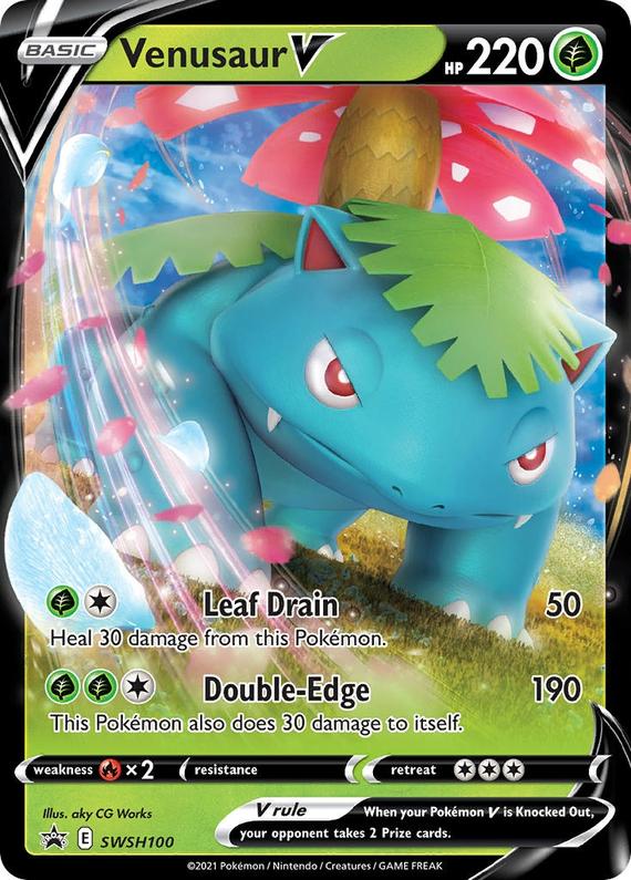 Image of Venusaur V Sword and Shield Promos #SWSH100
