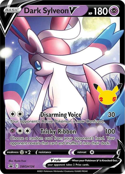 Image of Dark Sylveon V Sword and Shield Promos #SWSH134