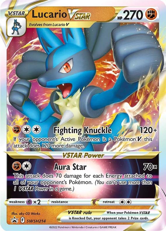 Image of Lucario VSTAR Sword and Shield Promos #SWSH214