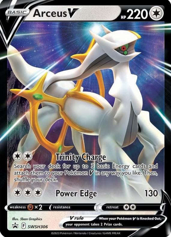 Image of Arceus V Sword and Shield Promos #SWSH306