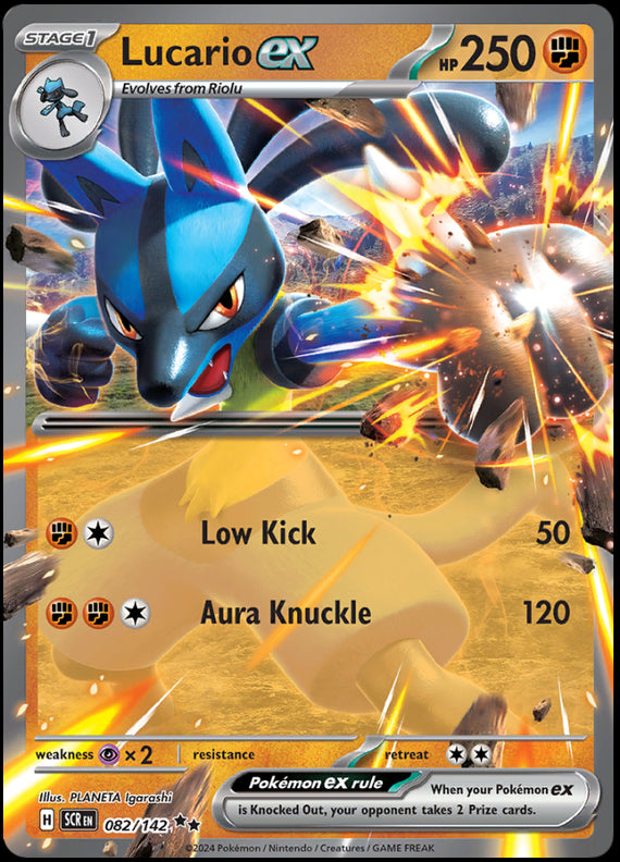 Image of Lucario ex Stellar Crown (SCR) #082