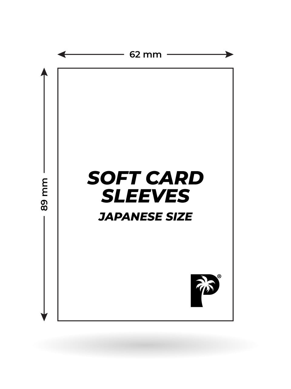 Soft Card Sleeves Japanese Mini Size 100pc - Palms Off Gaming