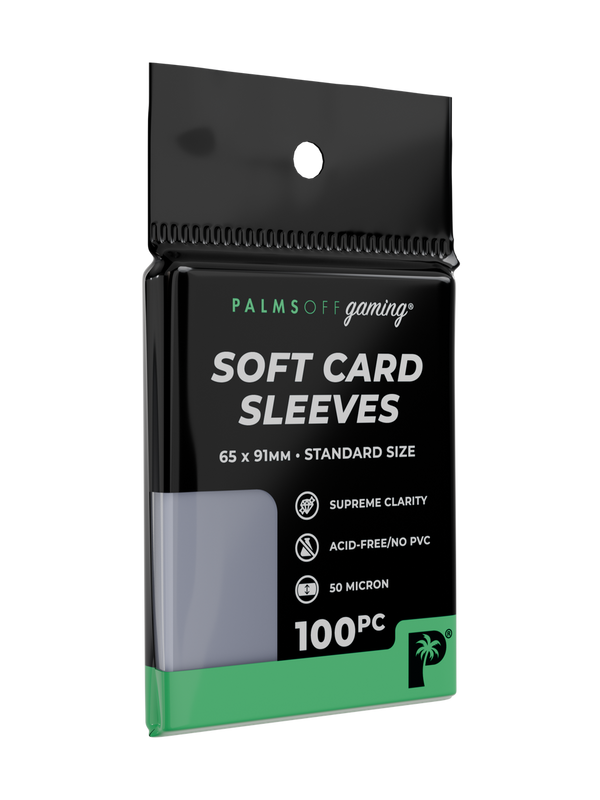 Soft Card Sleeves - Standard Size - 100pc - Palms Off Gaming