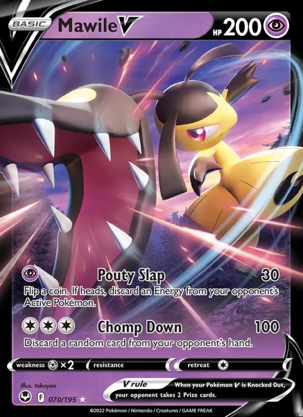 Image of Mawile V Silver Tempest (SIT) #070